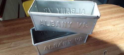 Vintage albany bread baking tins